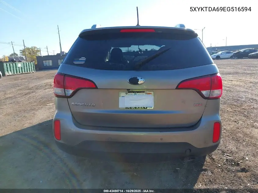 5XYKTDA69EG516594 2014 Kia Sorento Lx