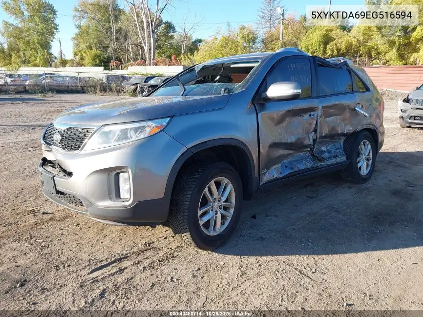 5XYKTDA69EG516594 2014 Kia Sorento Lx