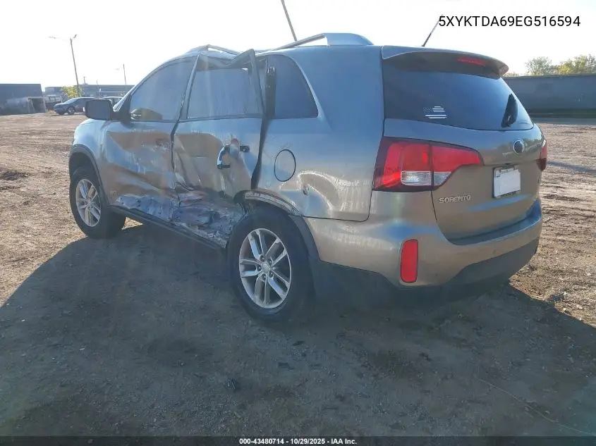 5XYKTDA69EG516594 2014 Kia Sorento Lx