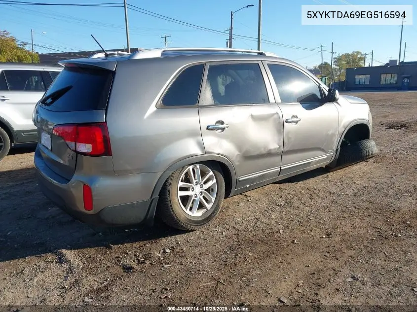 5XYKTDA69EG516594 2014 Kia Sorento Lx