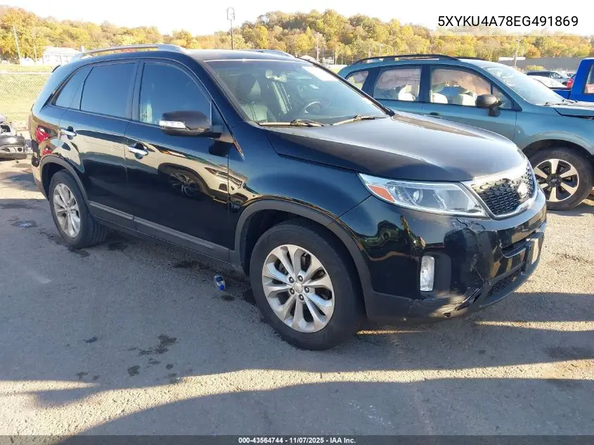 5XYKU4A78EG491869 2014 Kia Sorento Ex V6