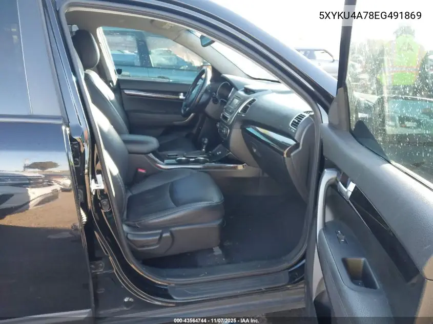 5XYKU4A78EG491869 2014 Kia Sorento Ex V6