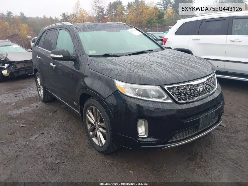 5XYKWDA75EG443126 2014 Kia Sorento Limited V6