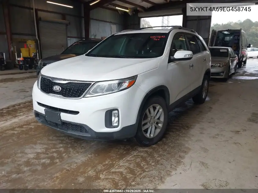 5XYKT4A69EG458745 2014 Kia Sorento Lx