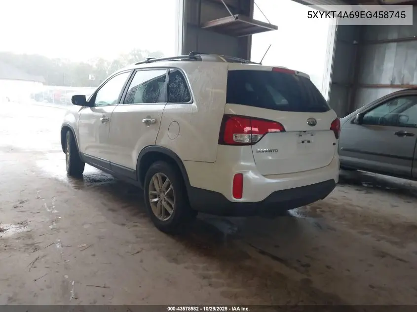 5XYKT4A69EG458745 2014 Kia Sorento Lx