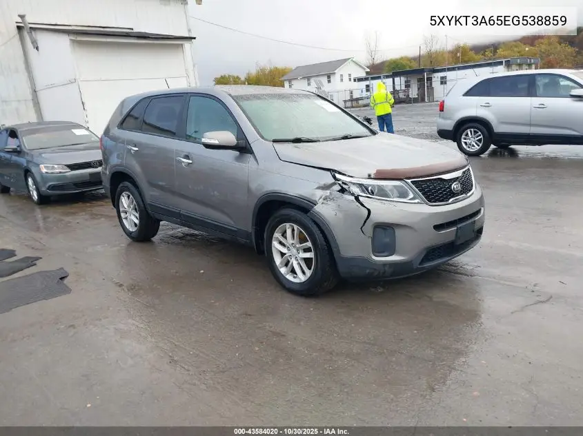 5XYKT3A65EG538859 2014 Kia Sorento Lx