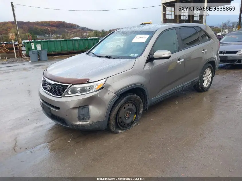 5XYKT3A65EG538859 2014 Kia Sorento Lx