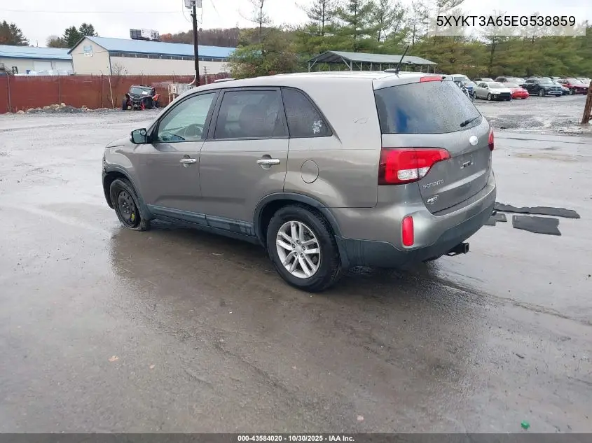 5XYKT3A65EG538859 2014 Kia Sorento Lx