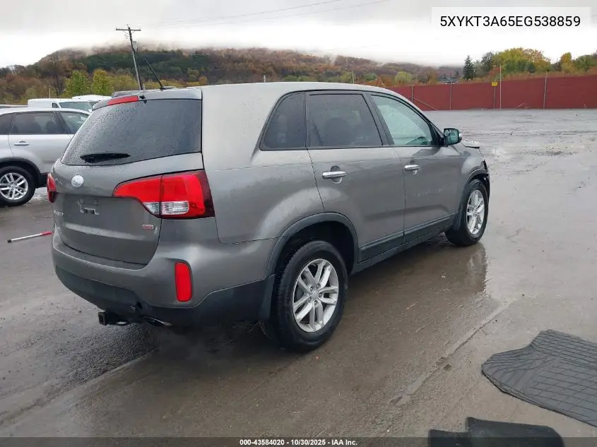 5XYKT3A65EG538859 2014 Kia Sorento Lx