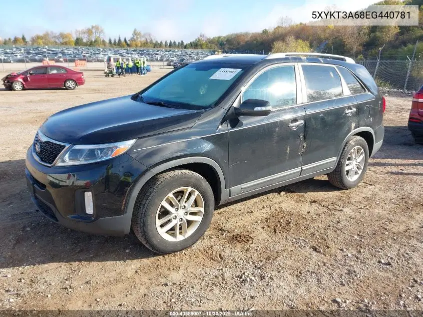 5XYKT3A68EG440781 2014 Kia Sorento Lx