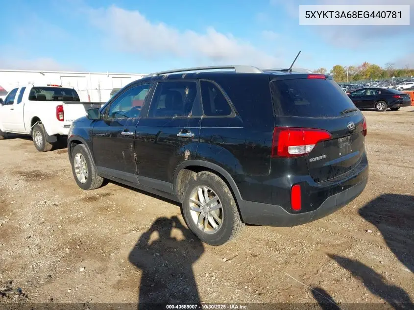 5XYKT3A68EG440781 2014 Kia Sorento Lx