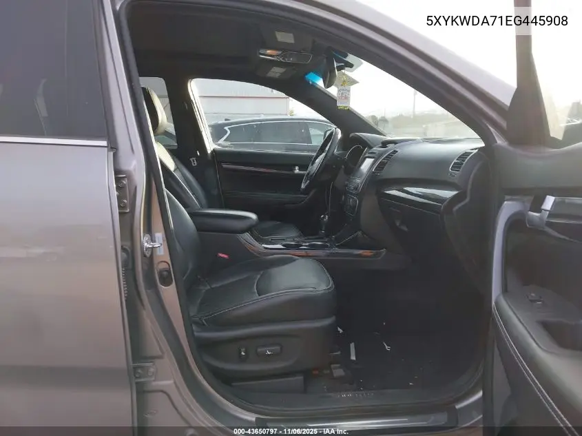 5XYKWDA71EG445908 2014 Kia Sorento Limited V6