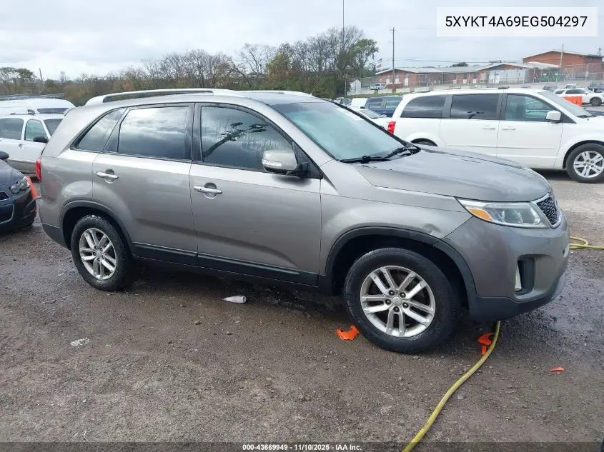 5XYKT4A69EG504297 2014 Kia Sorento Lx