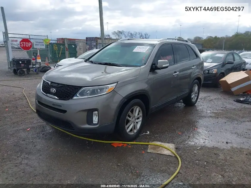 5XYKT4A69EG504297 2014 Kia Sorento Lx