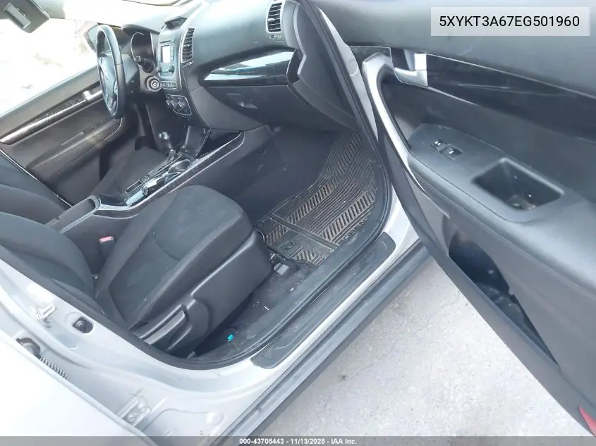 5XYKT3A67EG501960 2014 Kia Sorento Lx