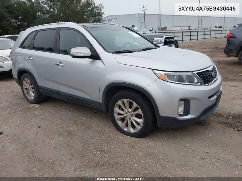5XYKU4A75EG430446 2014 Kia Sorento Ex V6