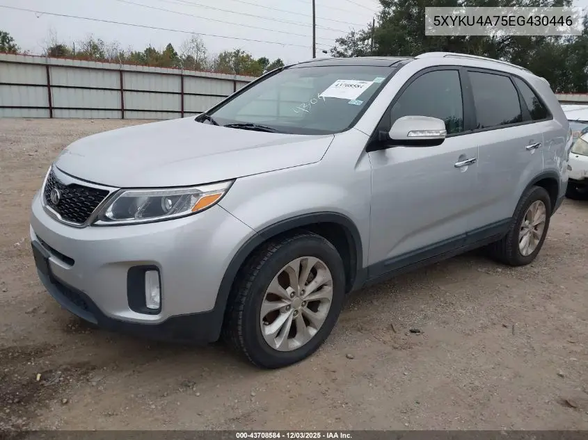 5XYKU4A75EG430446 2014 Kia Sorento Ex V6