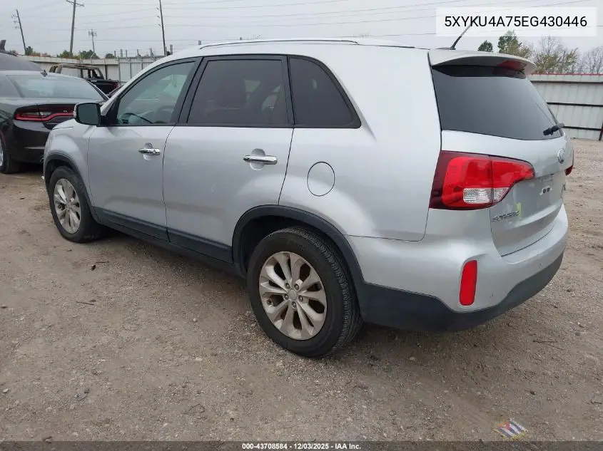 5XYKU4A75EG430446 2014 Kia Sorento Ex V6