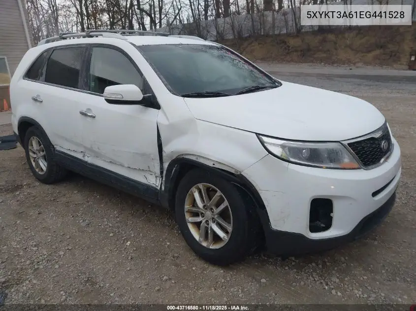 5XYKT3A61EG441528 2014 Kia Sorento Lx
