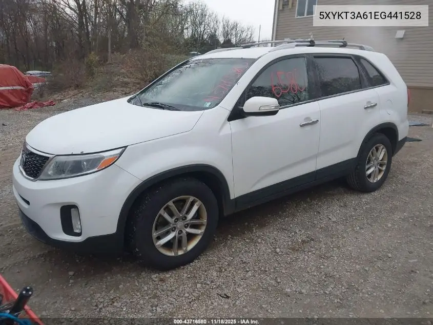 5XYKT3A61EG441528 2014 Kia Sorento Lx