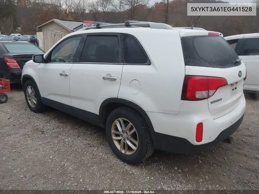 5XYKT3A61EG441528 2014 Kia Sorento Lx