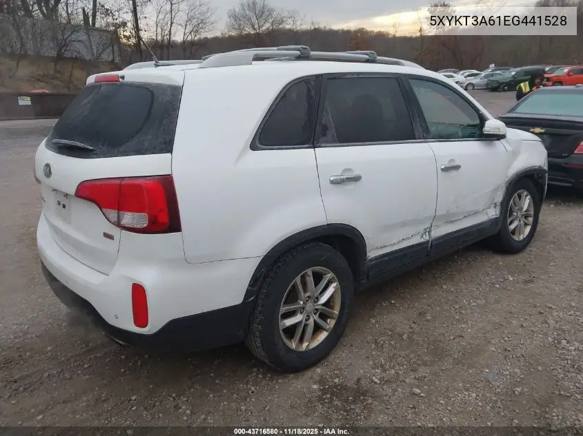 5XYKT3A61EG441528 2014 Kia Sorento Lx