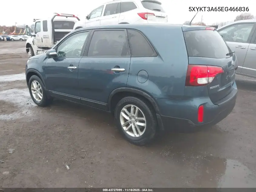 5XYKT3A65EG466836 2014 Kia Sorento Lx