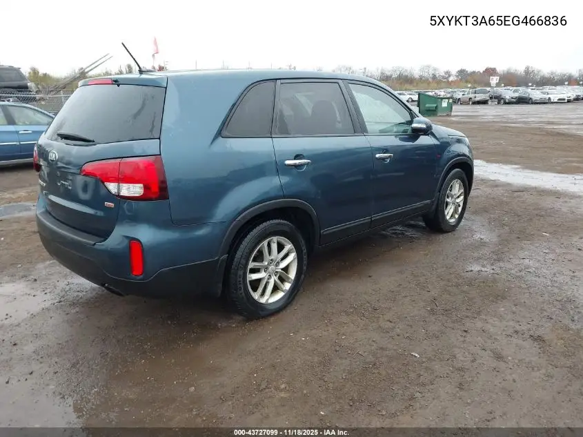 5XYKT3A65EG466836 2014 Kia Sorento Lx