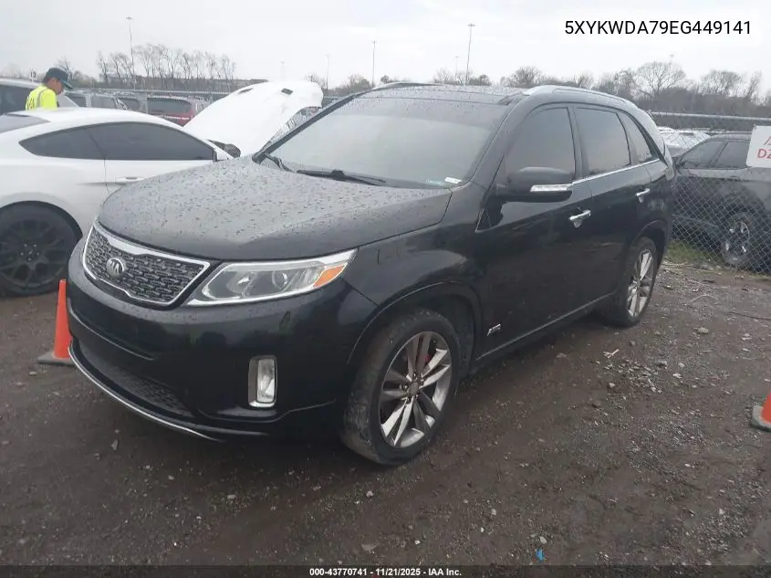 5XYKWDA79EG449141 2014 Kia Sorento Limited V6