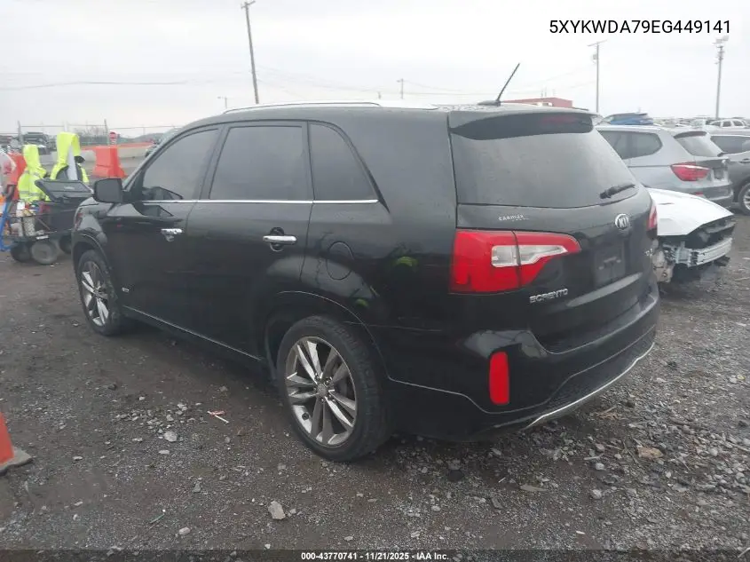 5XYKWDA79EG449141 2014 Kia Sorento Limited V6