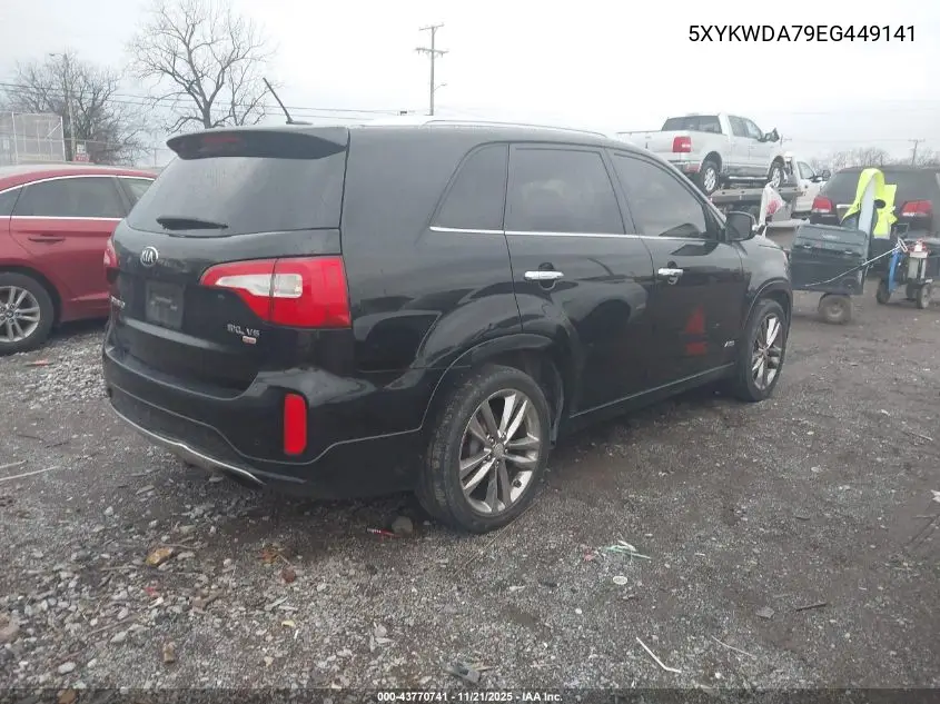 5XYKWDA79EG449141 2014 Kia Sorento Limited V6