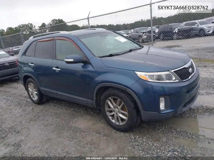 5XYKT3A66EG528762 2014 Kia Sorento Lx