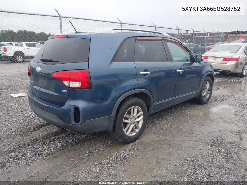 5XYKT3A66EG528762 2014 Kia Sorento Lx