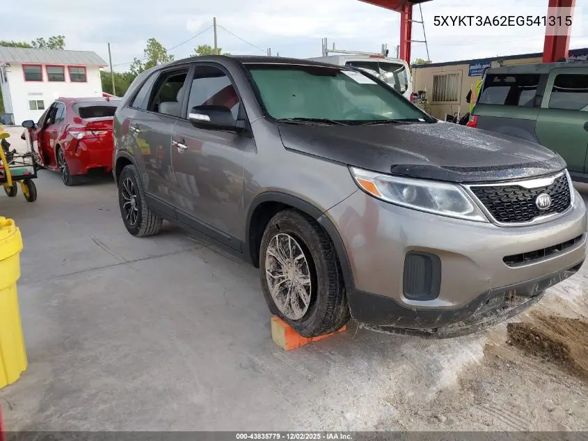 5XYKT3A62EG541315 2014 Kia Sorento Lx