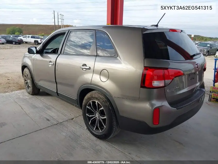 5XYKT3A62EG541315 2014 Kia Sorento Lx