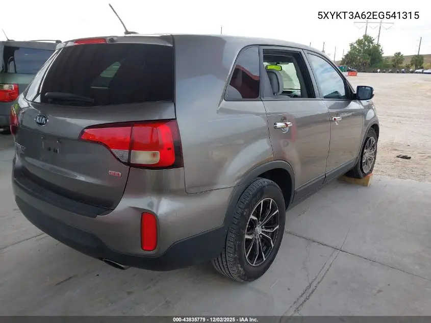 5XYKT3A62EG541315 2014 Kia Sorento Lx