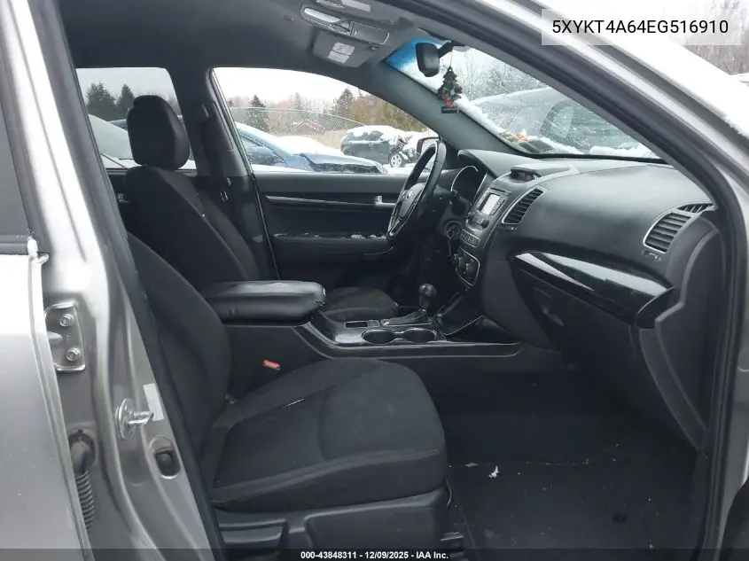 5XYKT4A64EG516910 2014 Kia Sorento Lx