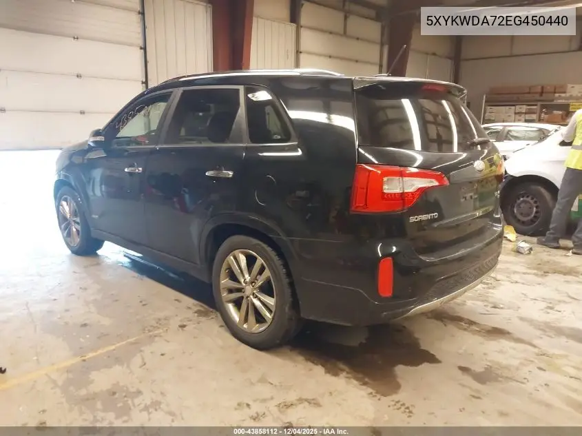 5XYKWDA72EG450440 2014 Kia Sorento Limited V6