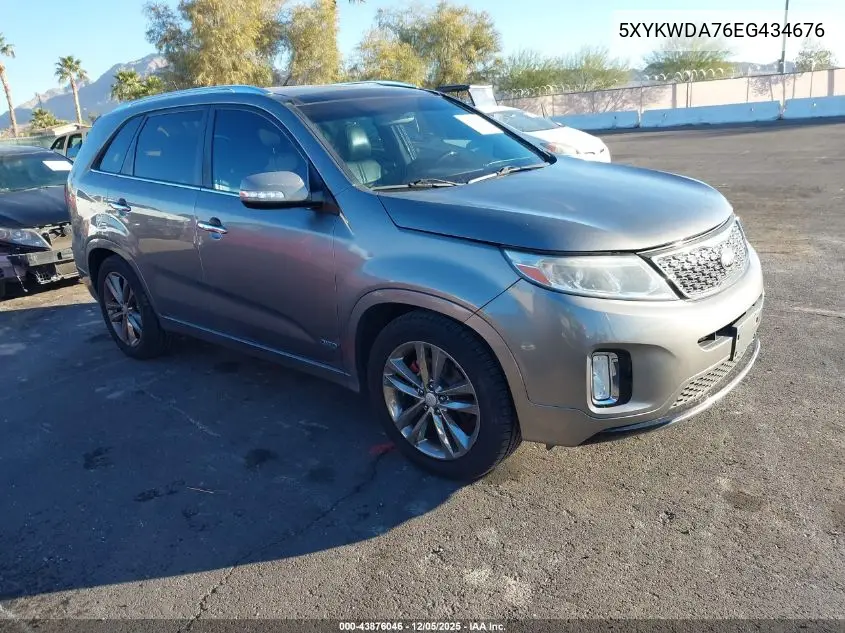 5XYKWDA76EG434676 2014 Kia Sorento Limited V6
