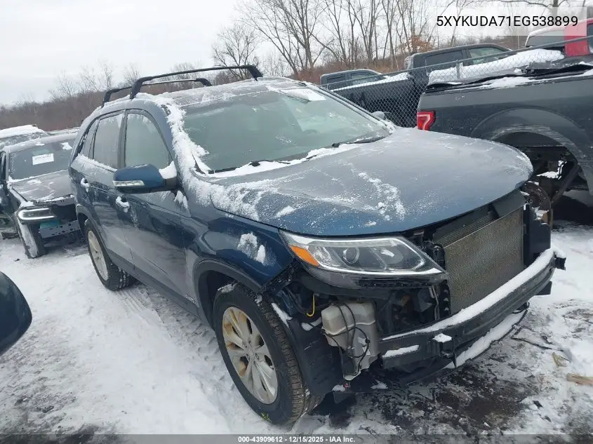 5XYKUDA71EG538899 2014 Kia Sorento Ex V6