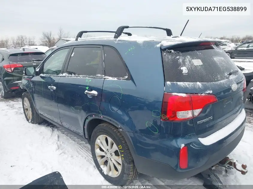 5XYKUDA71EG538899 2014 Kia Sorento Ex V6
