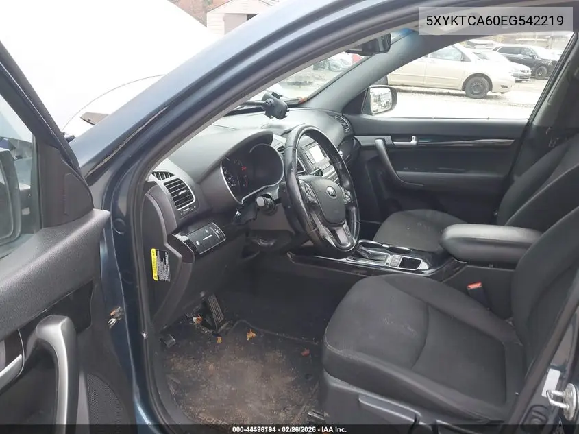 5XYKTCA60EG542219 2014 Kia Sorento Lx