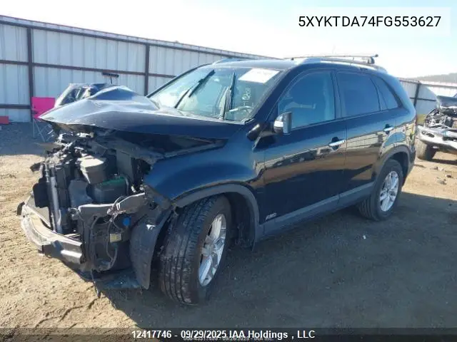 5XYKTDA74FG553627 2015 Kia Sorento Lx