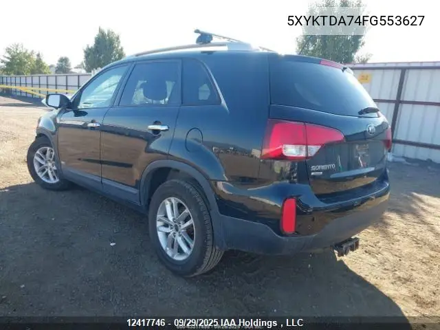 5XYKTDA74FG553627 2015 Kia Sorento Lx