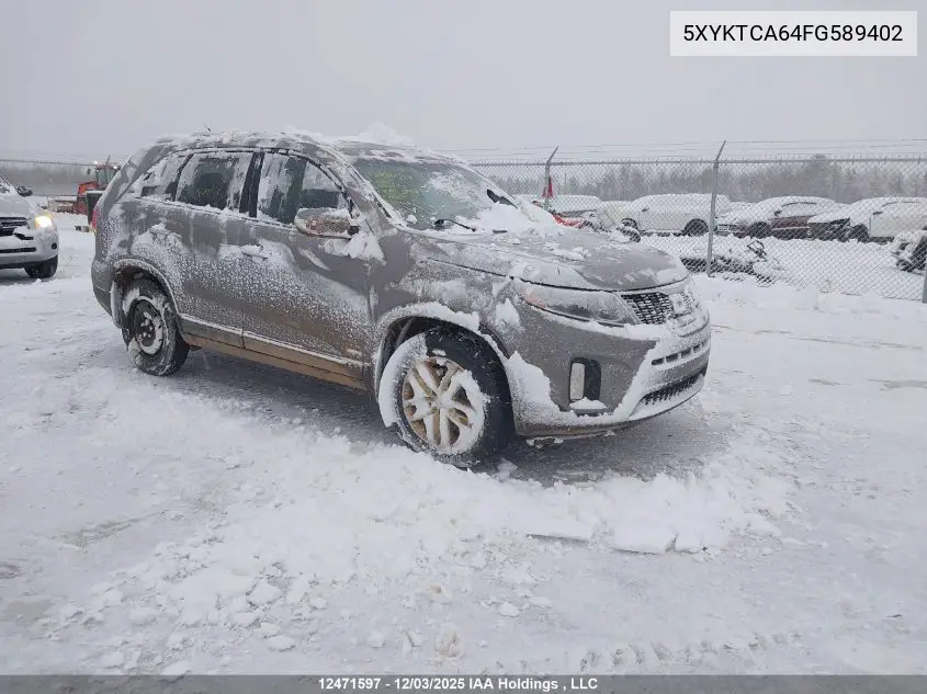 5XYKTCA64FG589402 2015 Kia Sorento Lx