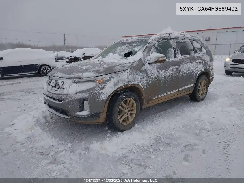 5XYKTCA64FG589402 2015 Kia Sorento Lx