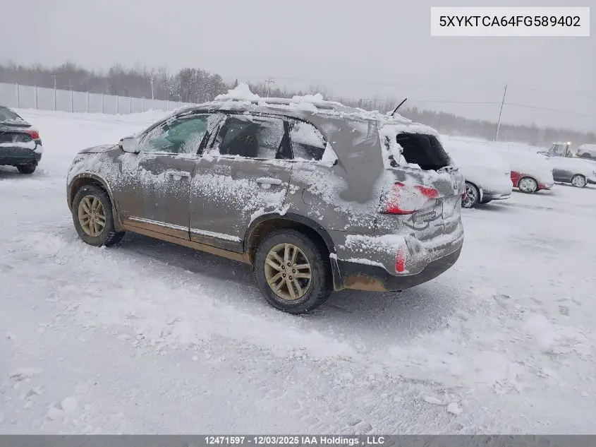 5XYKTCA64FG589402 2015 Kia Sorento Lx