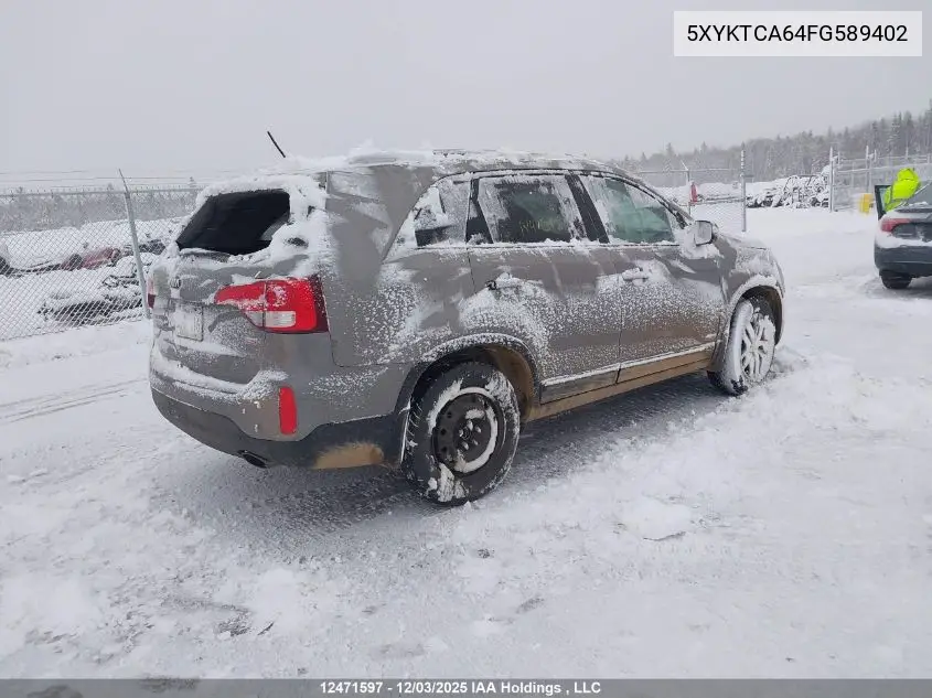 5XYKTCA64FG589402 2015 Kia Sorento Lx
