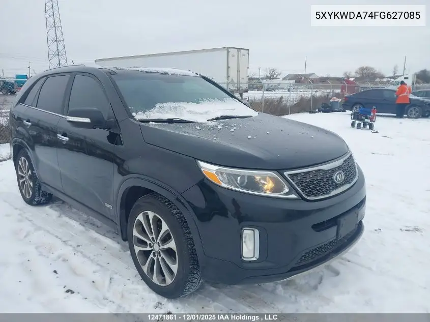 5XYKWDA74FG627085 2015 Kia Sorento Sx