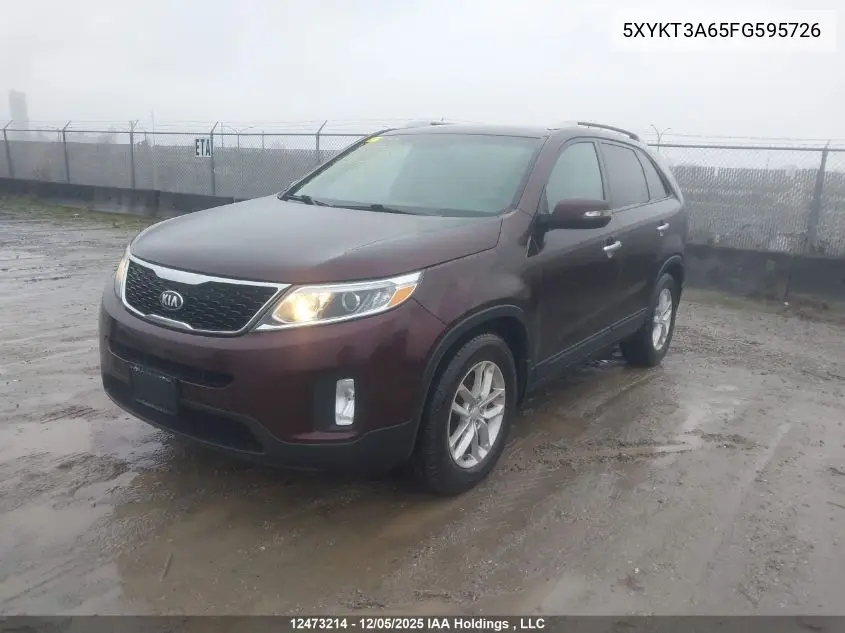 5XYKT3A65FG595726 2015 Kia Sorento Lx